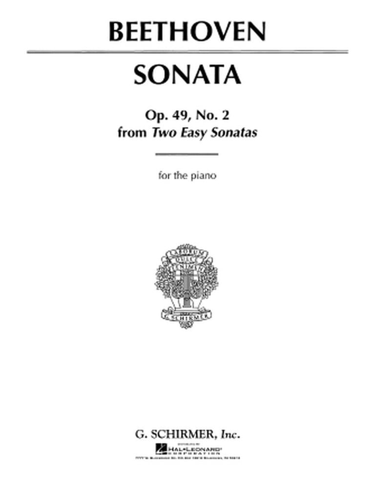 Sonata in G Major, Op. 49, No. 2
